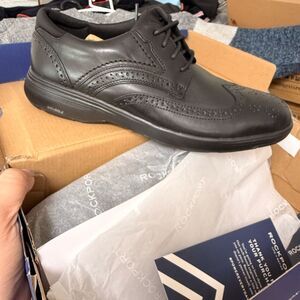 Rockport Men's Black Leather Oxfords